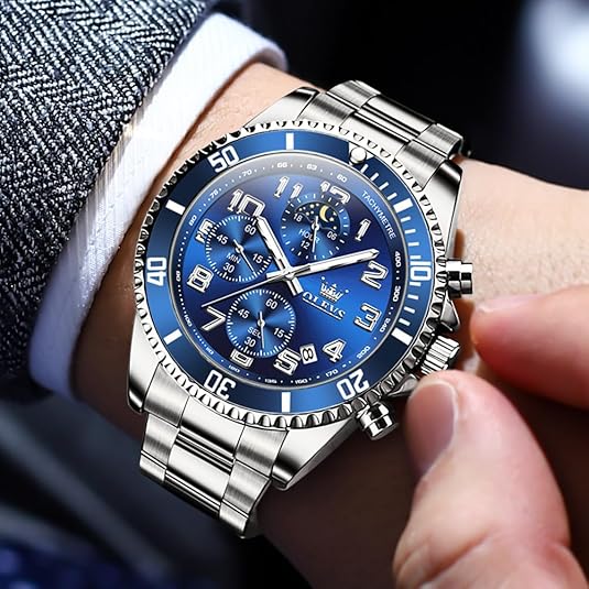 Luxetick Classic Blue Men's Watch